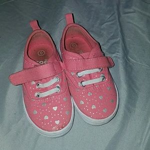 Zoe‎ and Zac heart print shoes